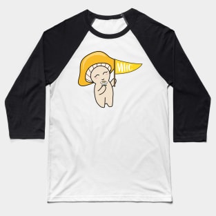 Extra Yellow Moho Mushroom Baseball T-Shirt